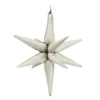 3D Folie Ballon Stjerne, 105 cm, Beige