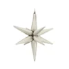 3D Folie Ballon Stjerne, 50 cm, Beige