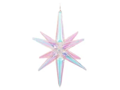 3D Folie Ballon Stjerne, 70 cm, Iridescent