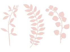 DIY Rosa Blad Dekorationer