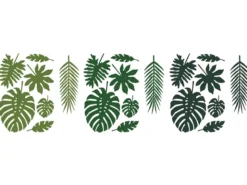 DIY Tropiske Blade, Hawaii fest pynt