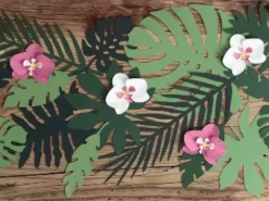 DIY Tropiske Blade, Hawaii fest pynt