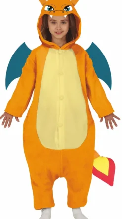 Drage Kigurumi ala. Charmander Børne Kostume