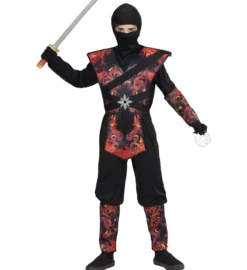 Drage Ninja m/Flamme Bælte,