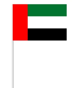 Dubai Papirflag på Pind, 27 x 20 cm