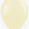 Elfenben Balloner Naturlatex, Metallic 50 stk.