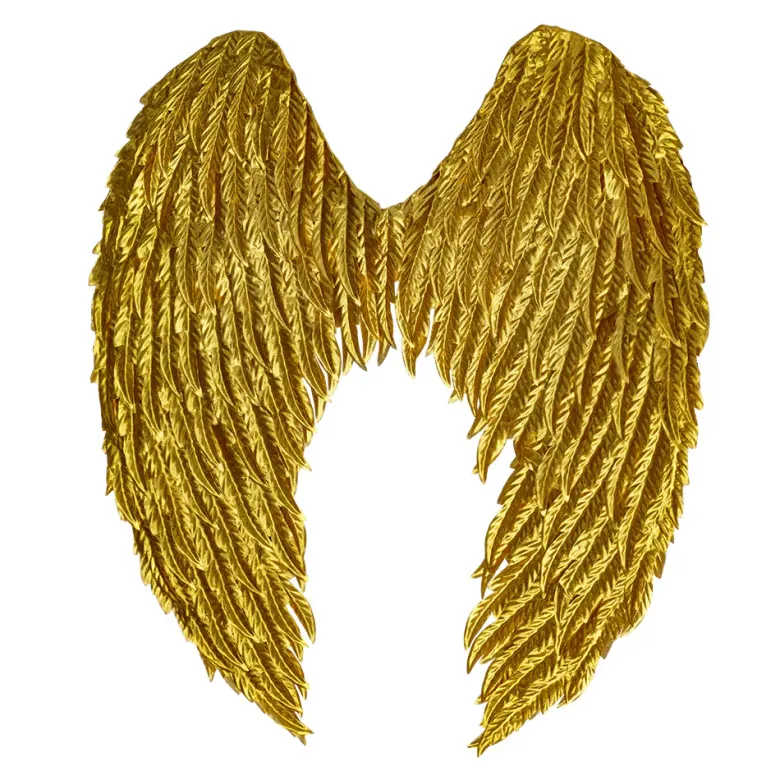 Englevinger, Metallisk Guld Glam