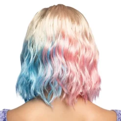 Enid Paryk - Blond med Blå & Pink