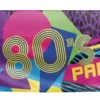 80'er party banner
