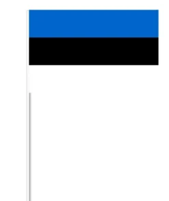 Estlands Papirflag på Pind, 27 x 20 cm