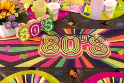 Farverig 80s Bordløber