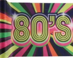 Farverig 80s Bordløber