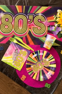 Farverig 80s Papkrus