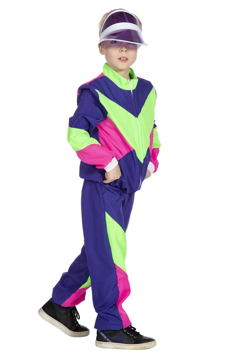 Farverigt Tracksuit, 1980'er