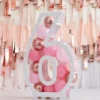 Fødselsdags Ballondekoration Tal Stander, "6"