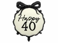 Fødselsdagsballon 40 År - Milestone Elegance