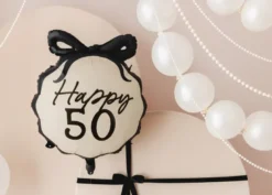 Fødselsdagsballon 50 År - Milestone Elegance