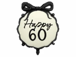 Fødselsdagsballon 60 År - Milestone Elegance