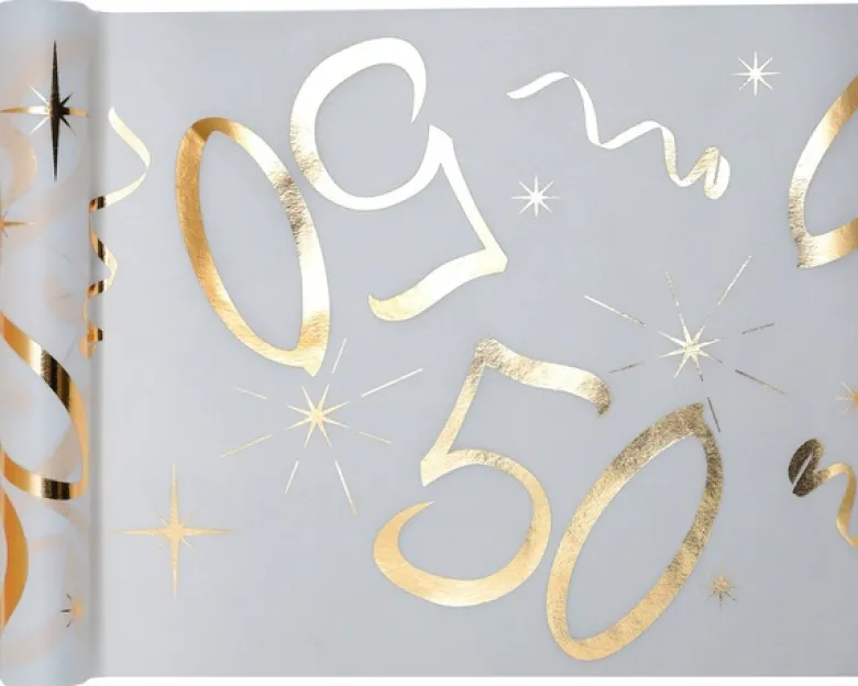Fødselsdags Bordløber - 50 År