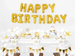 Fødselsdagslys,, Guld, 12.5 cm (12 Stk.)