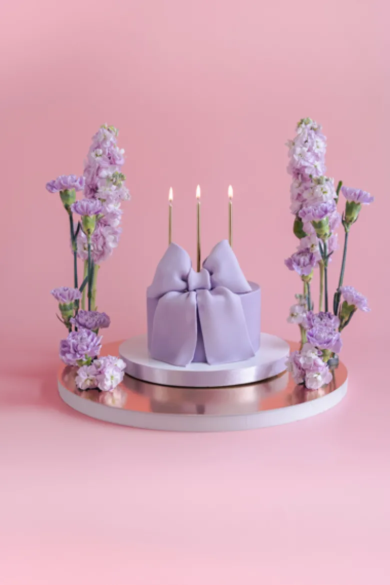 Fødselsdagslys, Rosegold, 14 cm (12 Stk.)