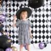 Flagermus Papir Guirlande Guld - Halloween Pynt