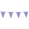 Flagguirlande 10M m/Lavendel Vimpler (30 x 20 cm)