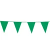 Flagguirlande 10M m/Mørkegrønne Vimpler (30 x 20 cm)