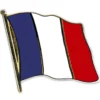Flag Pin - Fransk Broche