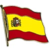Flag Pin - Spansk Broche