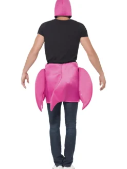 Flamingo kostume, voksen