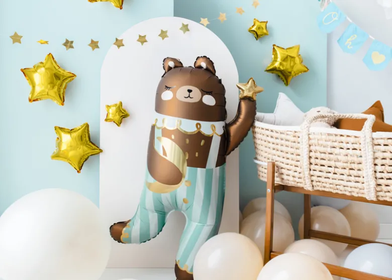Folie Ballon Bamse, 72 X 104 cm