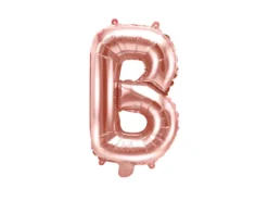 Folie Ballon Bogstaver ''B'', 35 cm, Rosegold