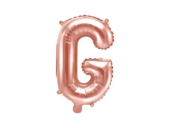 Folie Ballon Bogstaver ''G'', 35 cm, Rosegold