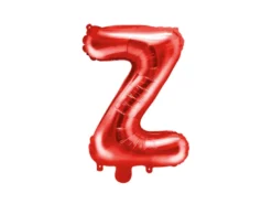 Folie Ballon Bogstaver ''Z'', 35 cm, Rød