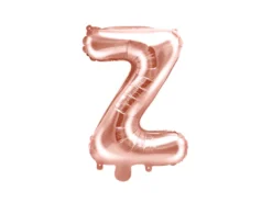 Folie Ballon Bogstaver ''Z'', 35 cm, Rosegold