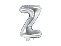 Folie Ballon Bogstaver ''Z'', 35 cm, Sølv