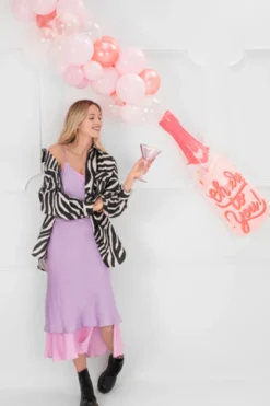 Folie Ballon Botle, 38 X 97 cm, Mix