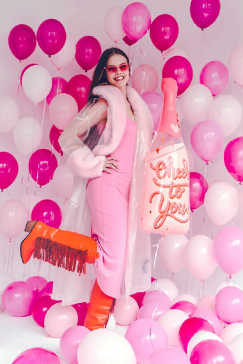 Folie Ballon Botle, 38 X 97 cm, Mix