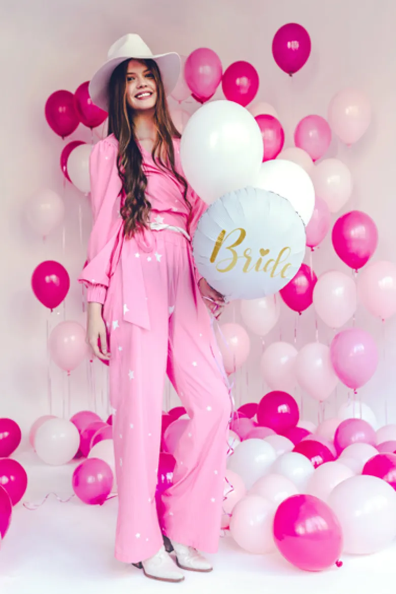 Folie Ballon Bride 45 cm, Hvid