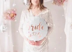 Folie Ballon Bride To Be 45 cm, Hvid