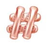 Folie Ballon #, 35 cm, Rosegold