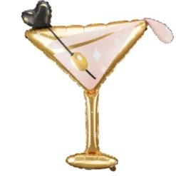 Folie Ballon Cocktailglas, 104 cm