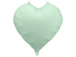 Folie Ballon Hjerte, 45 cm, Grøn