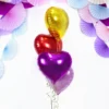 Folie Ballon Hjerte, 45 cm, Guld