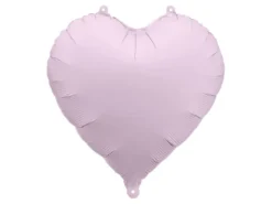 Folie Ballon Hjerte, 45 cm, Lilla