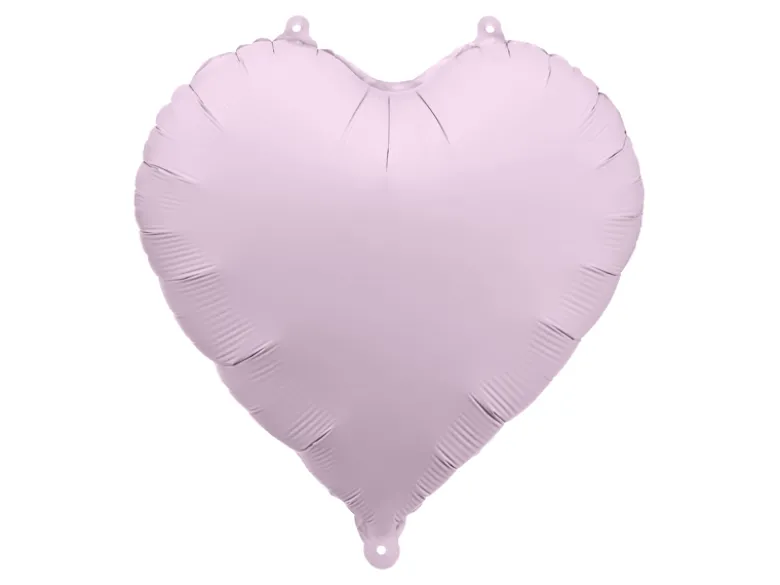 Folie Ballon Hjerte, 45 cm, Lilla