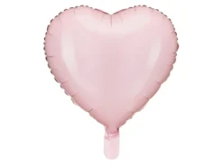 Folie Ballon Hjerte, 45 cm, Lyserød