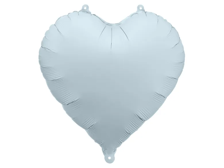 Folie Ballon Hjerte, 45 cm, Misty Blå