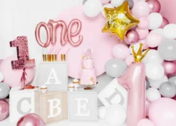 Folie Ballon One, 66 X 37 cm, Rosegold